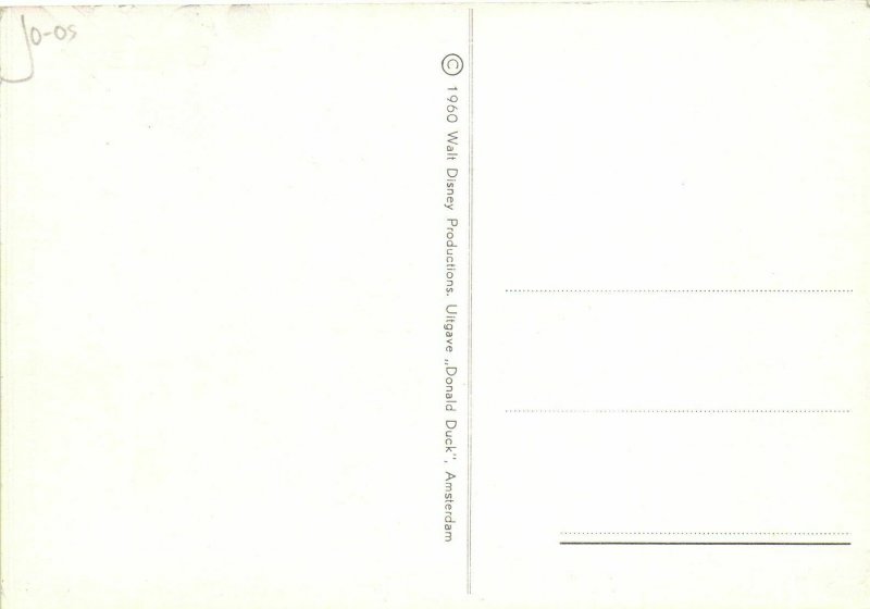 PC DISNEY, MICKEY MOUSE, DONALD, HUEY, DEWEY AND LOUIE, Vintage Postcard(b28658)