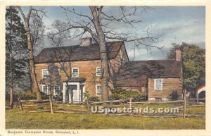 Benjamin Thompson House, Historian Dr. Benjamin F Thompson, Setauket, L.I., N...