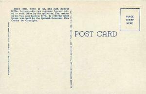 MS, Natchez, Mississippi, Hope Farm, Curteich No. 8B289-N