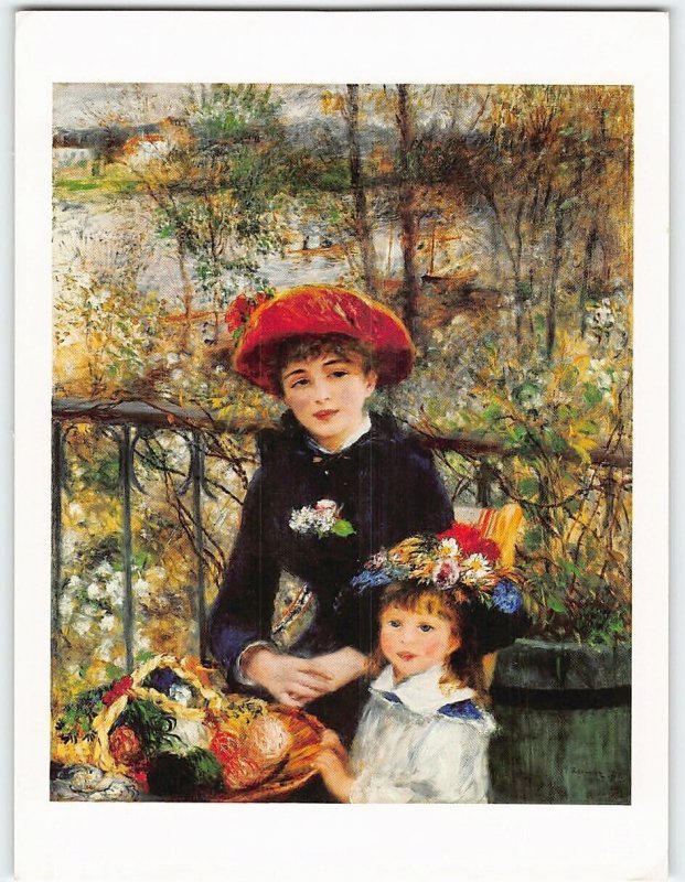 Postcard On the Terrace By Pierre A. Renoir, The Art Institute Of Chicago, IL