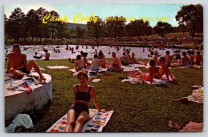 Birmingham Alabama~Camp Cosby YMCA Camp Beach~Bathing Beauties~1967 Postcard