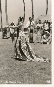 Postcard RPPC View of a Holoku Hula Girl in Hawaii.     P5