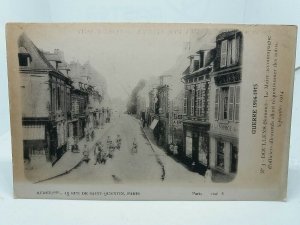 Doullens Somme France Town Mayor with German Officers Sept 1914 WW1 Postcard