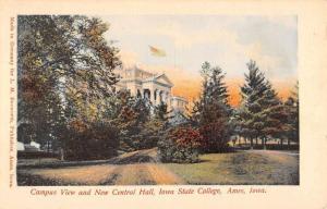 Ames Iowa State College Campus View Antique Postcard K85433