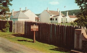 Vintage Postcard 1961 View of Fort Wilkins State Park Copper Harbor Michigan MI