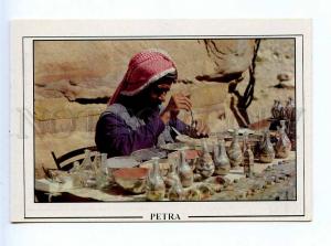 196046 JORDAN PETRA native seller Old photo postcard