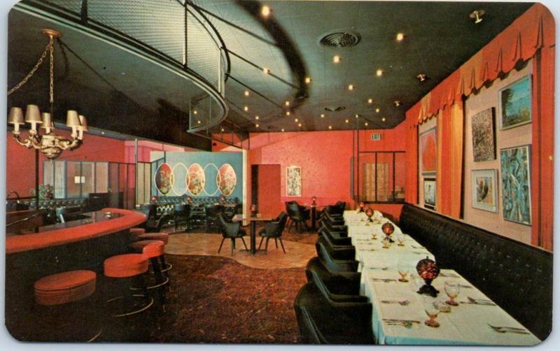 Dayton, Washington Postcard "DORSEYS HOTEL, Restaurant & Lounge" Bar