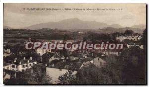 Postcard Old St Jean de Luz Ciboure Cote Basque Villas and houses overlooking...