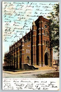 Charleston  South Carolina  St. Finbar's Cathedral   Postcard  c1907