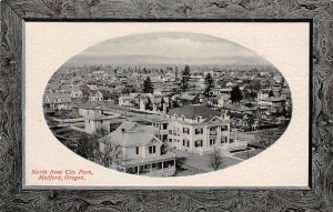 Panorama North from City Park Medford Oregon 1910c postcard