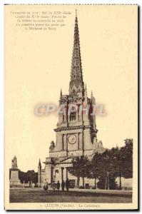 Old Postcard Lucon The Cathedral