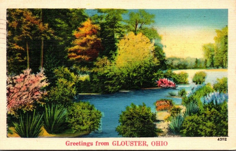 Ohio Greetings From Glouster 1939