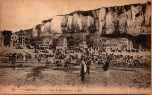 France Le Treport La Plage a Maree basse