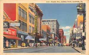 Fourth Avenue, looking north Louisville KY