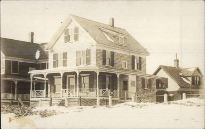 Home - Wells ME Written on Back c1910 Real Photo Postcard