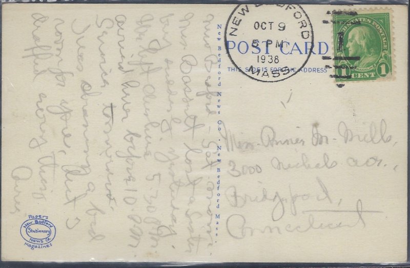 NEW BEDFORD AND FAIRHAVEN BRIDGE  MASSACHUESTTS