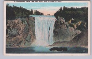 Montmorency Falls, Quebec, Vintage 1924 Valentine & Sons Postcard