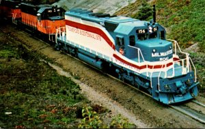 Trains Milwaukee Road SD-40-Z Diesel Locomotive Number 156
