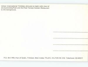 Unused Pre-1980 HILLTON HOTEL Port Of Spain Trinidad And Tobago F6201