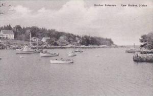 Maine New Harbor The Habor Entrance Albertype