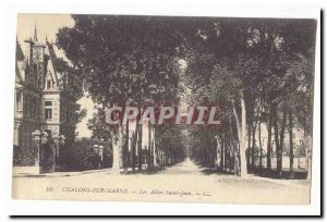 Chalons sur Marne Old Postcard The aisles St. John