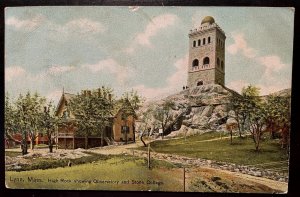 Vintage Postcard 1907-1915 High Rock, Observatory & Cottage, Lynn, Massachusetts