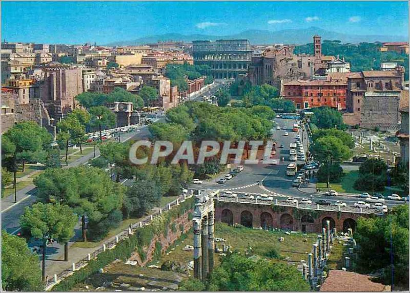 Postcard Modern Roma dei Fori Imperiali