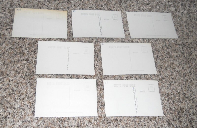 Lot of 7 Cornish NH New Hampshire Covered Bridge Real Photo RPPC Postcards