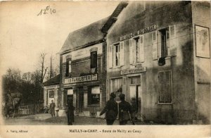 CPA MAILLY-le-CAMP Route de Mailly au Camp (863164)