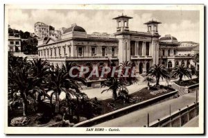 Postcard Old San Remo Casino