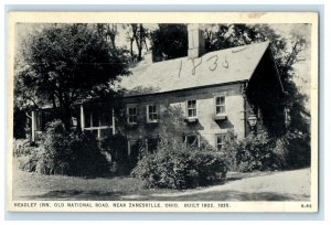 1835 Headley Inn National Road Near Zanesville Ohio OH Unposted Postcard 