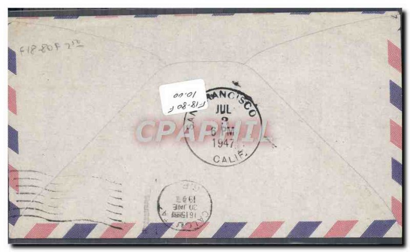 Letter USA New Yokr San Francisco Kolkata June 27, 1947