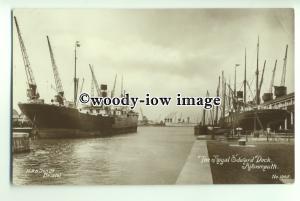 tp9196 - Somerset - The Royal Edward Dock back in 1913, at Avonmouth - postcard