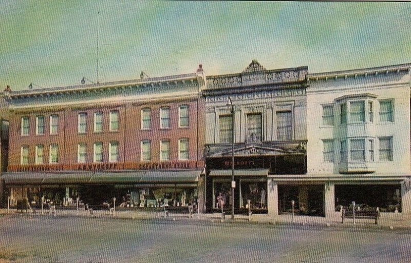 Postcard AB Wyckoff Modern Department Store Stroudsburg PA