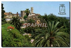 Postcard Modern Grasse Cote d & # 39Azur French Riviera Cite Capital of flowe...