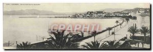 Old Postcard Large Format Cannes Boulevard De La Crolsette 28 * 9 cm