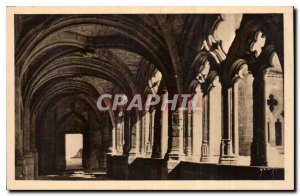 Postcard The Old God chair Haute Loire Abbey one of the cloister Galries XIV ...