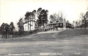 Arkansas AR Real Photo RPPC Postcard c1940s ARKADELPHIA Community CLub