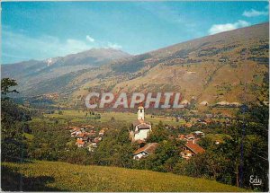 Postcard Modern Landry (Savoie) Alt 800m View Village Generale