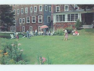 Unused Pre-1980 LADIES GOLFING AT CRAFTS INN Wilmington Vermont VT L0831