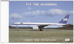LTE Bluebird Boeing B757-200 Airplane ,  70-80s