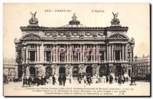 Paris - 9 - L & # 39Opera - Old Postcard