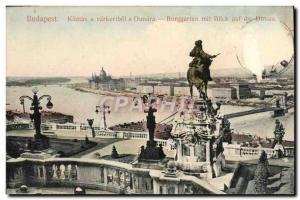 Old Postcard Budapest Kilátás has vakertbol has Dunara