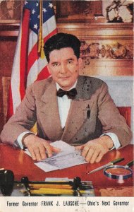 Columbus Ohio 1944 Campaign Postcard Governor Frank Lausche