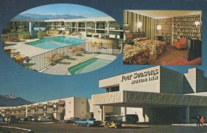 Four Seasons Motor Inn Colorado Springs CO Motel Multi View Int postcard H173 