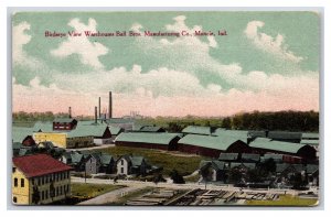 Birds Eye View Ball Bros Jar Manufacturing Muncie Indiana IN UNP DB Postcard Y1