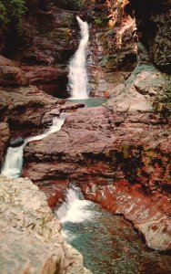 Vintage Postcard The Beautiful Buck Hills Falls Waterfalls Pocono Mts. Penn. PA