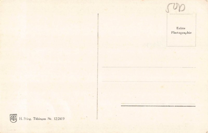 B207 Germany Fuessen Lechfall Waterfall Bridge RPPC  vintage postcard