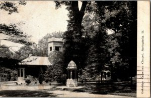 Oakridge Cemetery Chapel Springfield IL c1908 Vintage Postcard F75