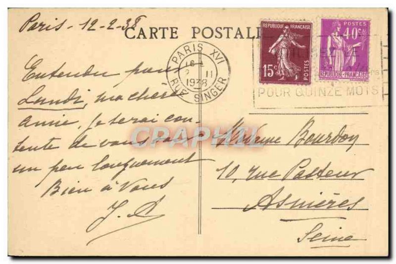 Old Postcard Chateau Gaillard Les Andelys